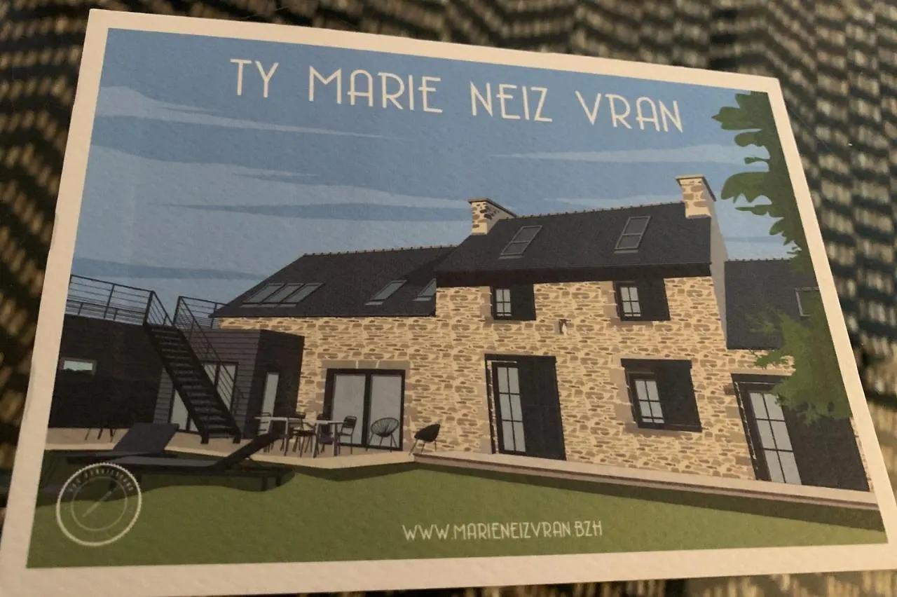Ty Marie Neiz Vran - Villa Luxe Vue Mer, 80 Metres De La Plage Kerlouan