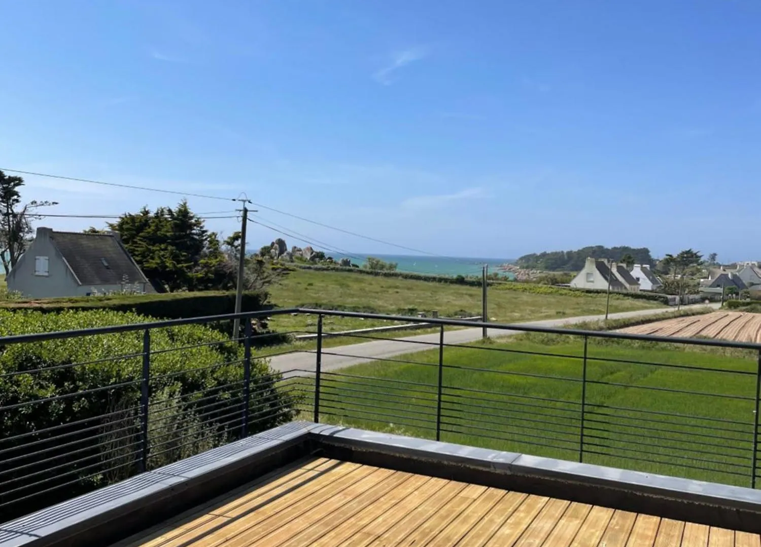 Ty Marie Neiz Vran - Villa Luxe Vue Mer, 80 Metres De La Plage Kerlouan Francja